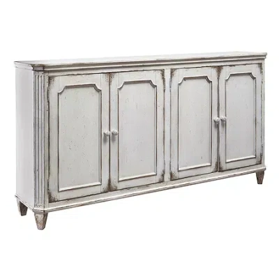 Signature Design By Ashley Mirimyn Storage End Table With Panel Doors In White