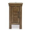Signature Design By Ashley Moriville Chairside Table In Brown