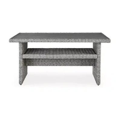 Signature Design By Ashley Naples Beach Rectangular Dining Table In Gray