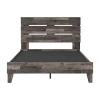 Signature Design By Ashley Neilsville Panel Platform Bed In Gray