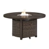 Signature Design By Ashley Paradise Trail Weather Resistant Fire Pit In Brown