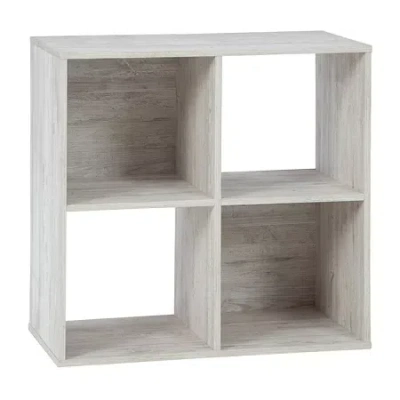 Signature Design By Ashley Paxberry Four Cube Organizer In White