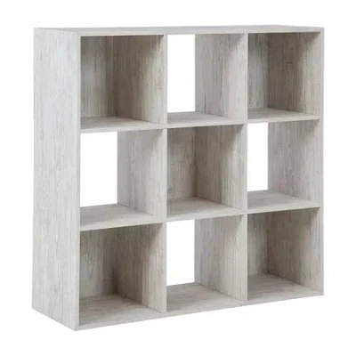 Signature Design By Ashley Paxberry Nine Cube Organizer In White