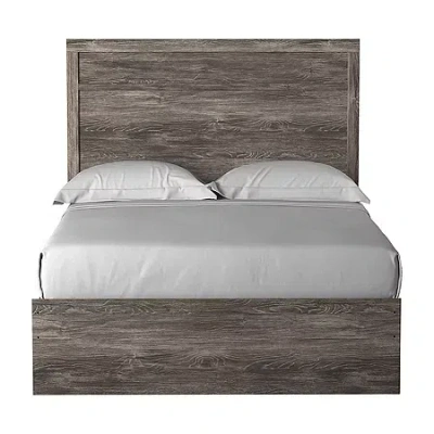Signature Design By Ashley Ralinski Panel Bed In Gray