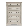 Signature Design By Ashley Realyn 5-drawer Chest Of Drawers In Chipped White In White