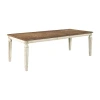 Signature Design By Ashley Realyn Rectangular Extension Dining Table In White
