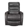 Signature Design By Ashley Riptyme Swivel Pad-arm Recliner In Gray