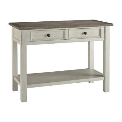 Signature Design By Ashley Roanoke 2-drawer Console Table In Multi