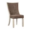 Signature Design By Ashley Roanoke Set Of 2 Side Chairs In Brown