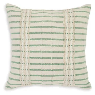 Signature Design By Ashley Rowton Pillow In White;green;tan