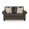 Signature Design By Ashley Roxmere Loveseat In Brown