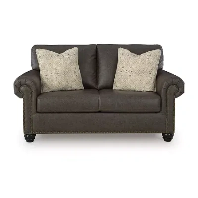 Signature Design By Ashley Roxmere Loveseat In Brown