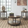Signature Design By Ashley Roybeck Coffee Table Set In Brown