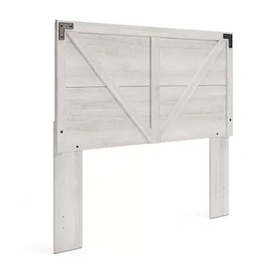 Signature Design By Ashley Shawburn Panel Headboard In White