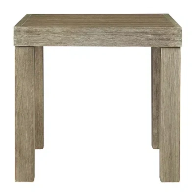 Signature Design By Ashley Silo Point Patio Side Table In Brown