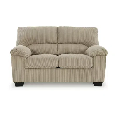 Signature Design By Ashley Simplejoy Loveseat In Brown