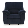 Signature Design By Ashley Simplejoy Manual Rocker Recliner In Blue
