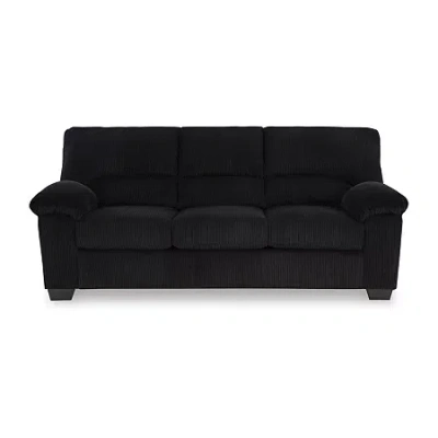 Signature Design By Ashley Simplejoy Sofa In Black