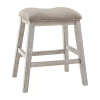 Signature Design By Ashley Skempton Kitchen + Dining Furniture Collection 2-pc. Counter Height Upholstered Bar Stool In White