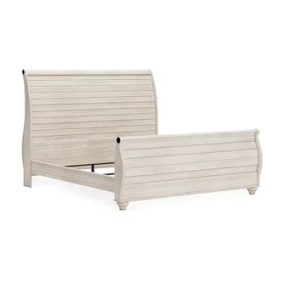 Signature Design By Ashley Smithfield Sleigh Bed In White