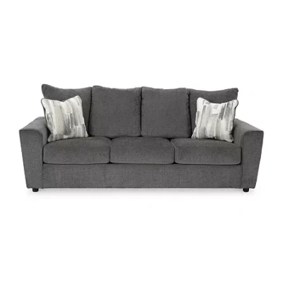 Signature Design By Ashley Stairatt 3-pc. Track-arm Sofa In Gray