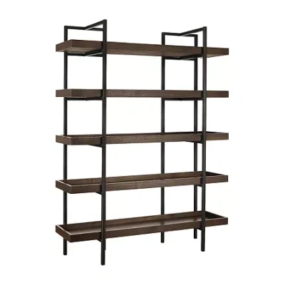 Signature Design By Ashley Starmore 5-shelf Bookcase In Brown