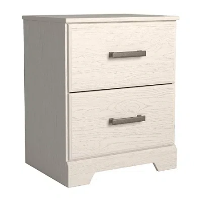 Signature Design By Ashley Stelsie 2-drawer Nightstand In White