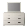 Signature Design By Ashley Stelsie Dresser And Mirror In White