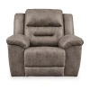 Signature Design By Ashley Stoneland Power Recliner In Brown