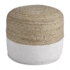 Signature Design By Ashley Sweed Valley Pouf Ottoman In Multi