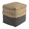 Signature Design By Ashley Sweed Valley Pouf Ottoman In Multi