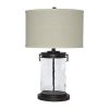 Signature Design By Ashley Tailynn Glass Table Lamp In Brown