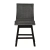 Signature Design By Ashley Tallenger 2-pc. Counter Height Upholstered Swivel Bar Stool In Gray
