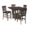 Signature Design By Ashley Towson 5-pc Counter Height Dining Set In Brown