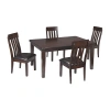 Signature Design By Ashley Towson 5-pc Standard Height Dining Set In Brown
