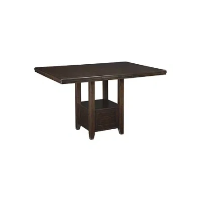 Signature Design By Ashley Towson Counter Height Dining Room Table In Brown