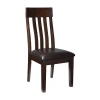 Signature Design By Ashley Towson Set Of 2 Side Chairs In Brown