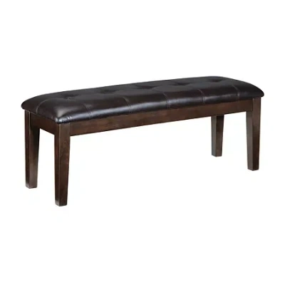 Signature Design By Ashley Towson Upholstered Dining Bench In Brown