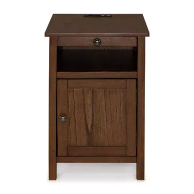 Signature Design By Ashley Treytown Chairside Table In Brown