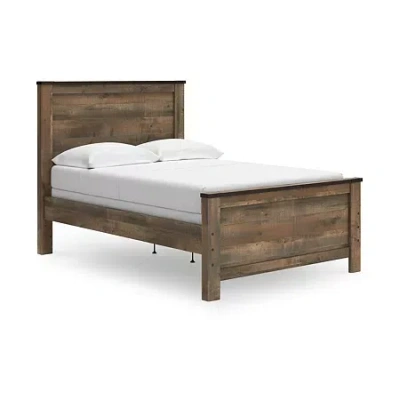 Signature Design By Ashley Trinell Panel Bed In Brown