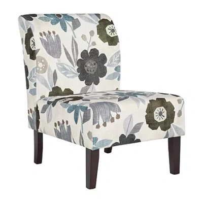 Signature Design By Ashley Triptis Accent Chair In Blue