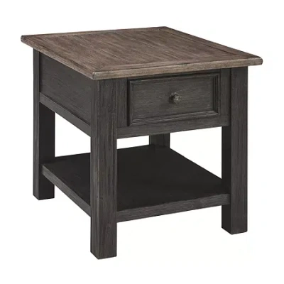 Signature Design By Ashley Tyler Creek Rectangular End Table In Multi