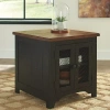 Signature Design By Ashley Valebeck Rectangular End Table In Brown
