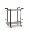 Signature Design By Ashley Waylowe Bar Cart In Multi
