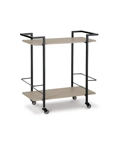 Signature Design By Ashley Waylowe Bar Cart In Multi