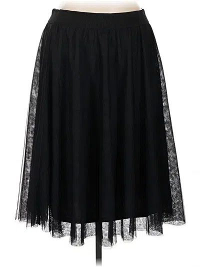 Pre-owned Signature Formal Skirt In Black
