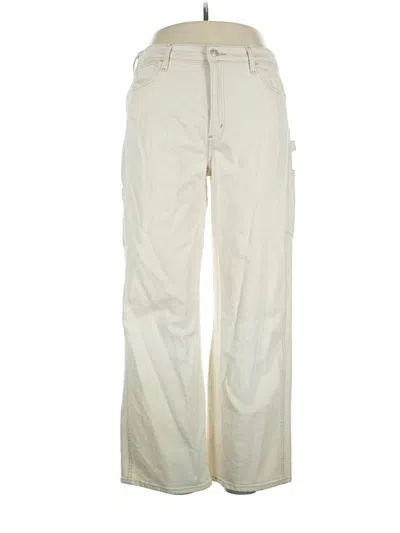 Pre-owned Signature Jeans In Ivory