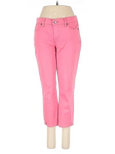 Pre-owned Signature Jeans In Pink