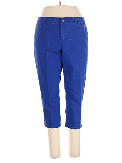 Pre-owned Signature Jeggings In Blue