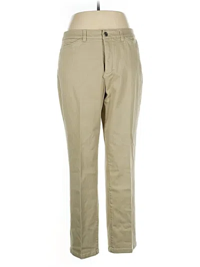 Pre-owned Signature Khaki Pant In Brown